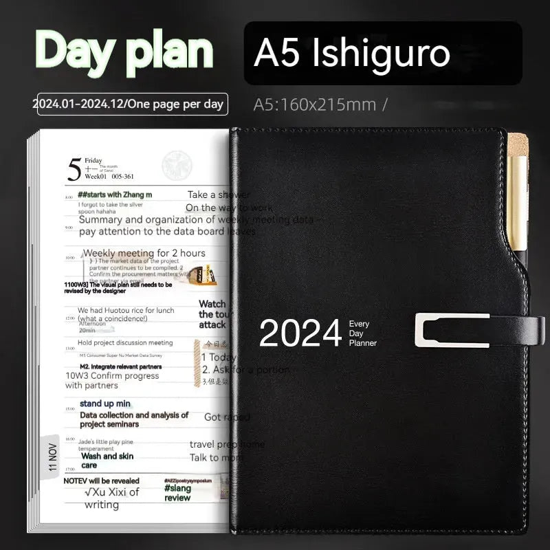 Home Fashion Simple Schedule Notebook - Bellarte Enchanté Home Fashion Simple Schedule Notebook